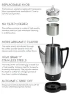 Percolator Original Stainless Steel 12 cups
