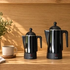 Perkolator Design Svart stål 6kp